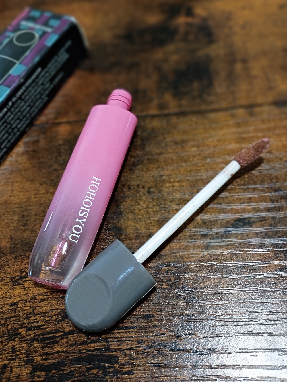 Pink Glossy Lip Tint with Precision Wand